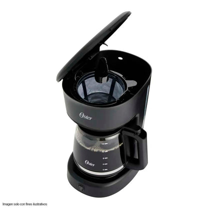 Cafetera 12 tazas BVSTDCS121B Oster con filtro reutilizable