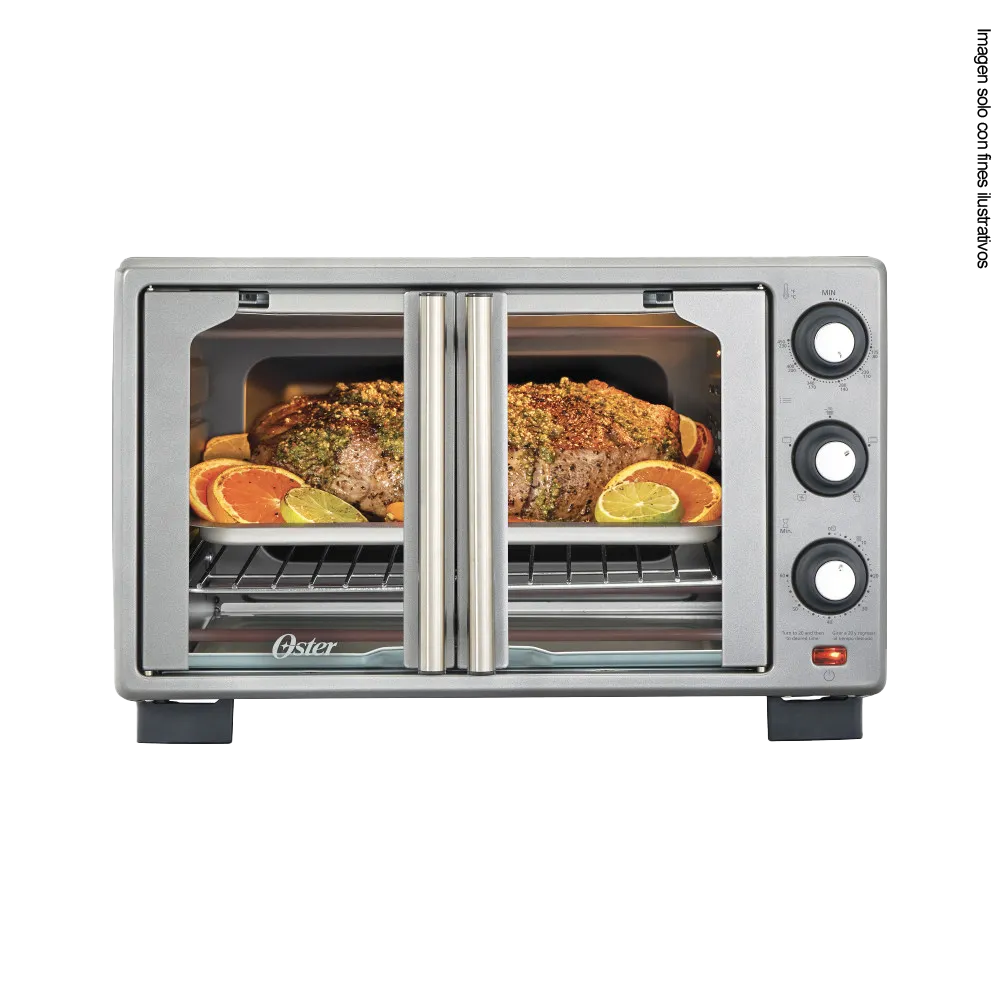Horno con freidora de aire TSSTTV25FDMAFNS 25 litros Interior antiadherente Oster