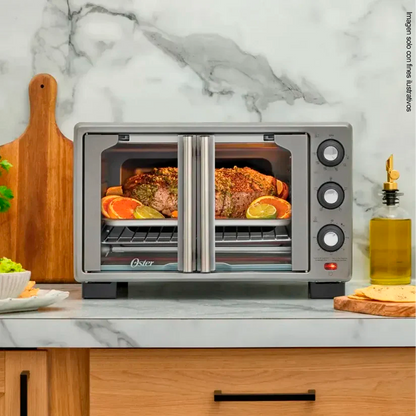 Horno con freidora de aire TSSTTV25FDMAFNS 25 litros Interior antiadherente Oster