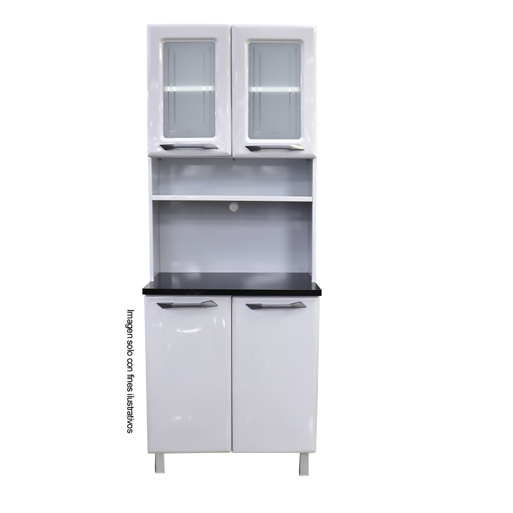 Mueble metálico de cocina tipo gabinete, kit doble de metal TLKD-2VBB (D)