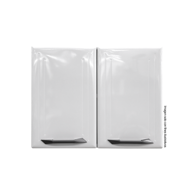 Gabinete aéreo para cocina 2 puertas TLAE-2SBB (D) color blanco