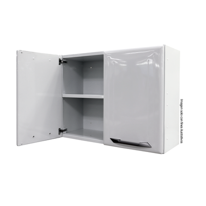 Gabinete aéreo para cocina 2 puertas TLAE-2SBB (D) color blanco