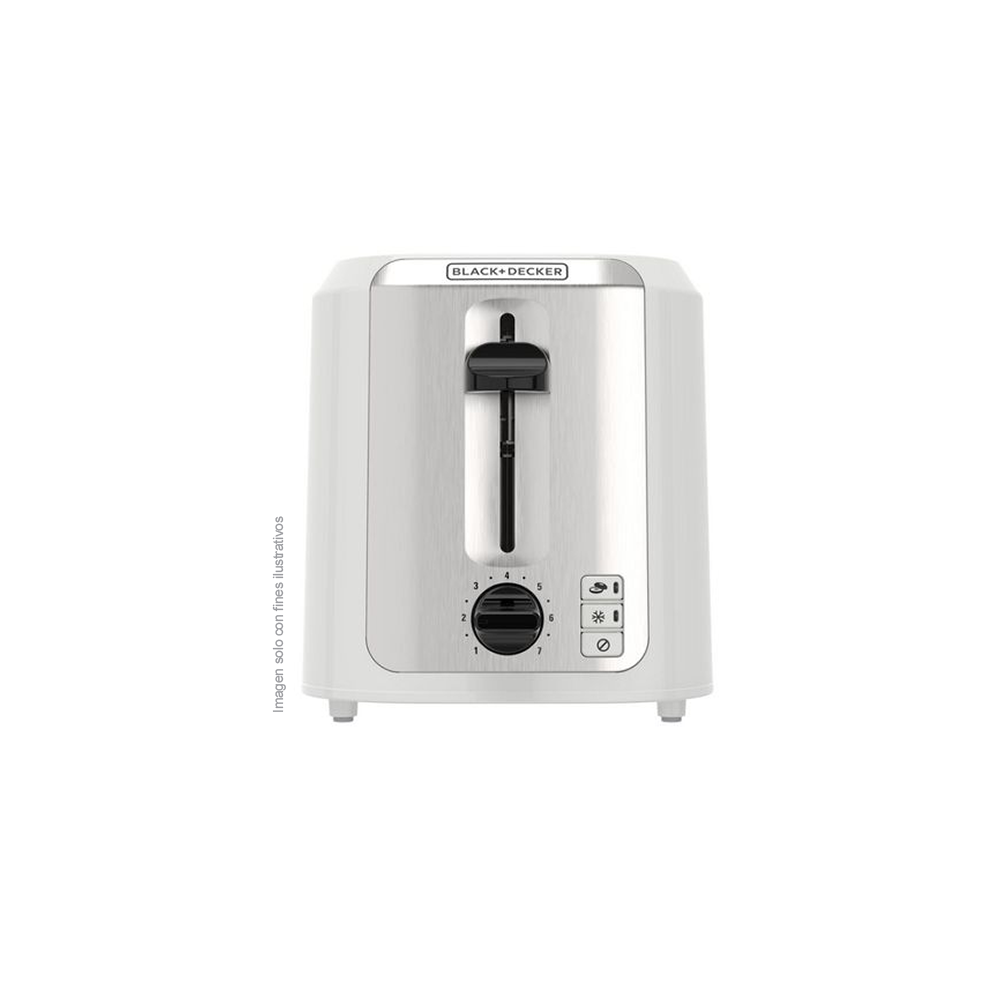 BLACK & DECKER TOSTADORA 850 WATTS TR7827-1WDLA ACERO INOXDABLE RANURAS EXTRA ANCHAS