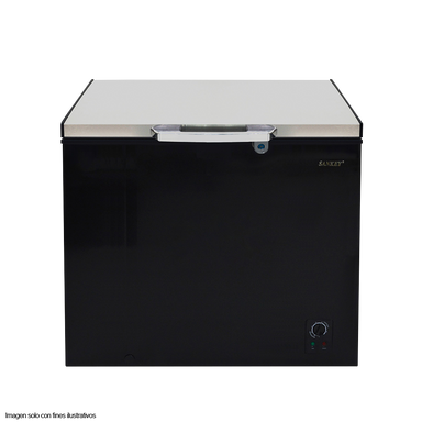 Congelador horizontal 9pc RFC-994SSB Sankey puerta con llave