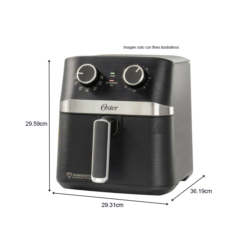 OSTER FREIDORA DE AIRE MANUAL 4L