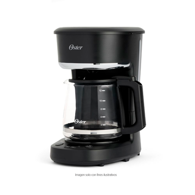 Cafetera 12 Tazas BVSTDCP121B Oster, programable con filtro permanente