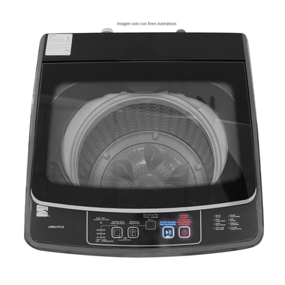 Lavadora Carga Superior, 13 kg, 560 x 565 x 915mm, LWEA13TLS, Kenmore, Silver