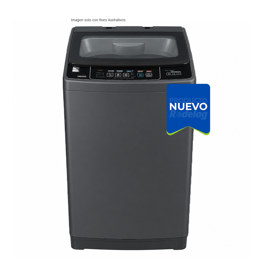 Lavadora Carga Superior, 13 kg, 560 x 565 x 915mm, LWEA13TLS, Kenmore, Silver