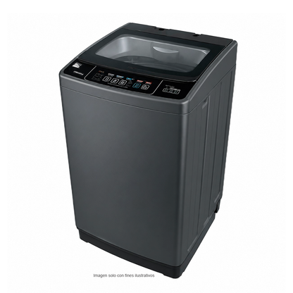 Lavadora Carga Superior, 13 kg, 560 x 565 x 915mm, LWEA13TLS, Kenmore, Silver