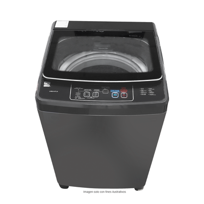 Lavadora Carga Superior, 13 kg, 560 x 565 x 915mm, LWEA13TLS, Kenmore, Silver
