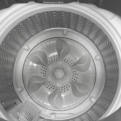 Lavadora Carga Superior, 13 kg, 560 x 565 x 915mm, LWEA13TLS, Kenmore, Silver