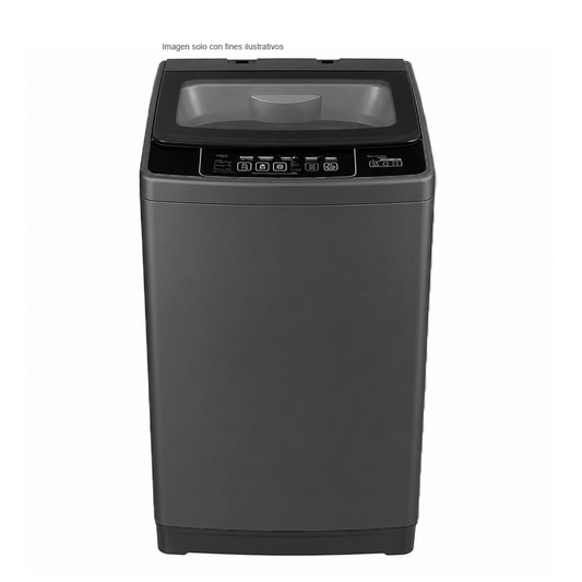 Lavadora Carga Superior, 13 kg, 560 x 565 x 915mm, LWEA13TLS, Kenmore, Silver