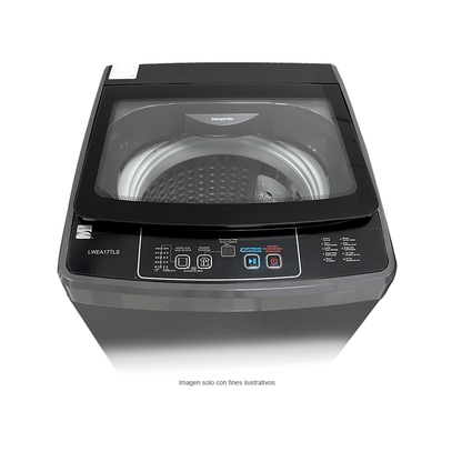 Lavadora Carga Superior, 17kg, 590 x 605 x 990 mm, LWEA17TLS, Kenmore, Silver
