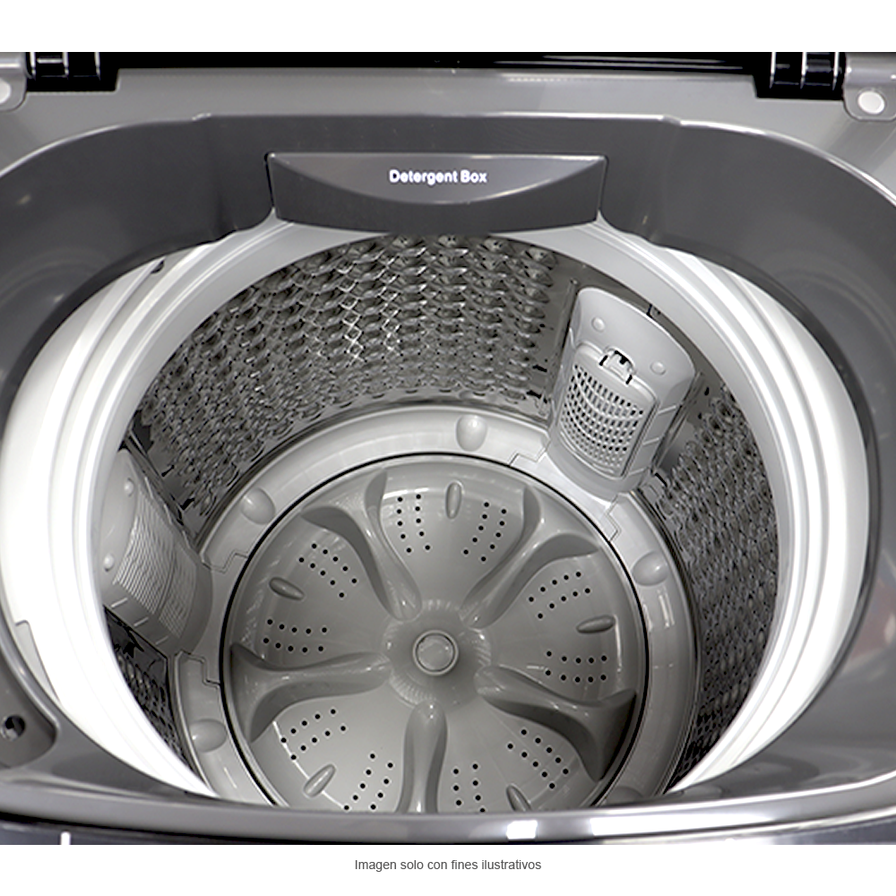 Lavadora Carga Superior, 17kg, 590 x 605 x 990 mm, LWEA17TLS, Kenmore, Silver