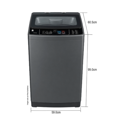 Lavadora Carga Superior, 17kg, 590 x 605 x 990 mm, LWEA17TLS, Kenmore, Silver