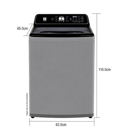 Lavadora Carga Superior, 21 kg, Silver, LMIATL21S, Kenmore