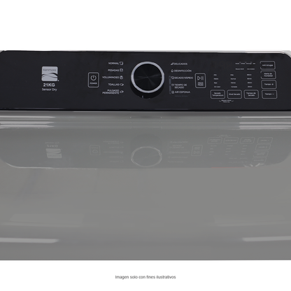 Secadora a Gas, 21 kg, Silver, SMITLG21S, Kenmore
