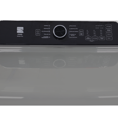 Secadora a Gas, 21 kg, Silver, SMITLG21S, Kenmore