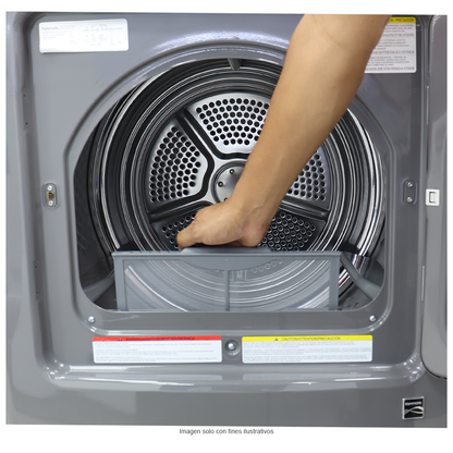 Secadora a Gas, 21 kg, Silver, SMITLG21S, Kenmore