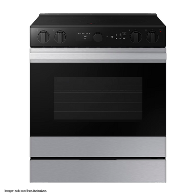 Estufa eléctrica 30" Bespoke Smart NSE6FG8502SR Samsung acero inoxidable