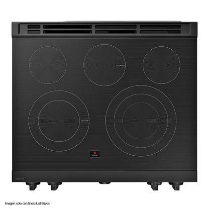 Estufa eléctrica 30" Bespoke Smart NSE6FG8502SR Samsung acero inoxidable