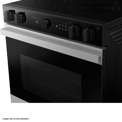 Estufa eléctrica 30" Bespoke Smart NSE6FG8502SR Samsung acero inoxidable