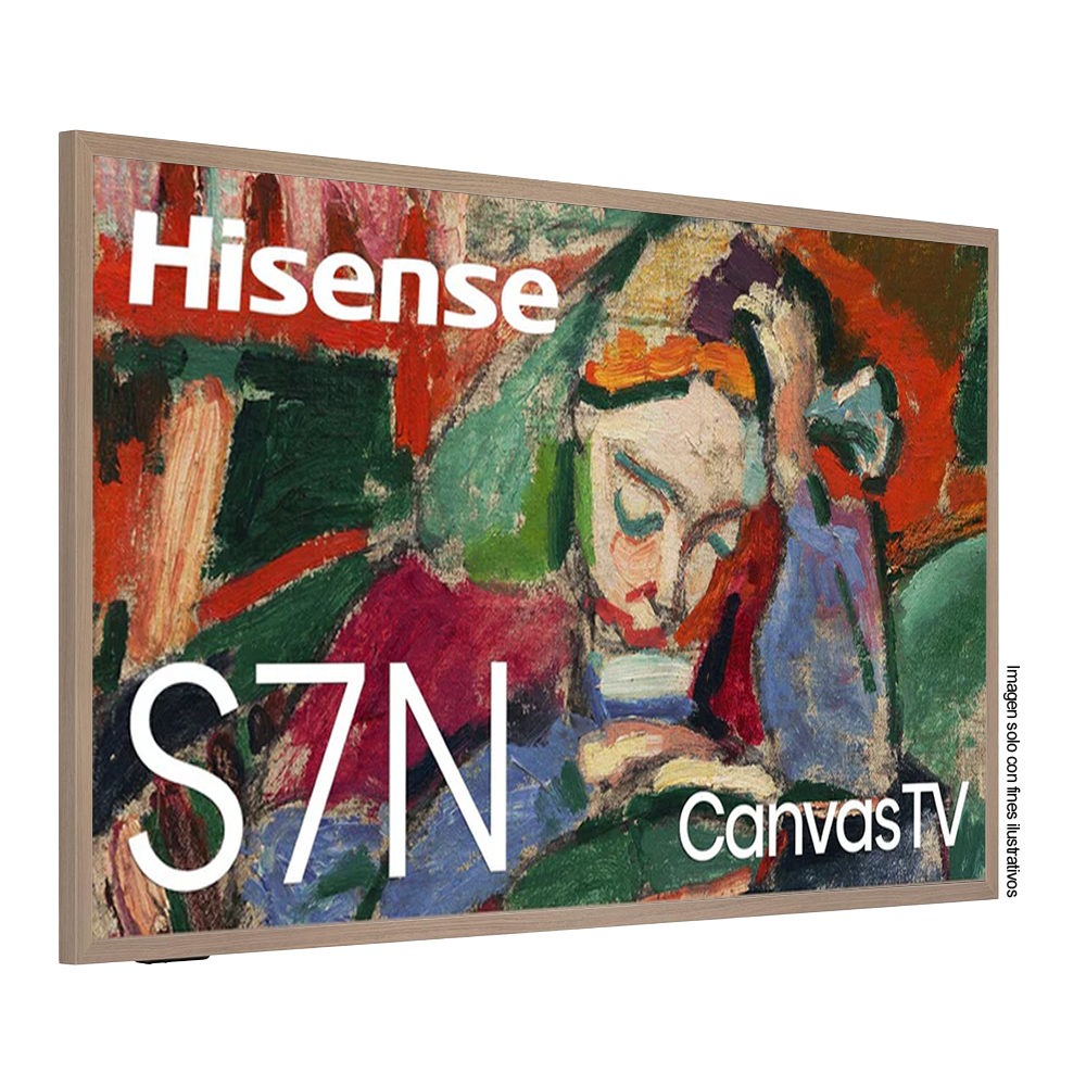 Televisor QLED Smart 85" Canvas 85S7N  Hisense
