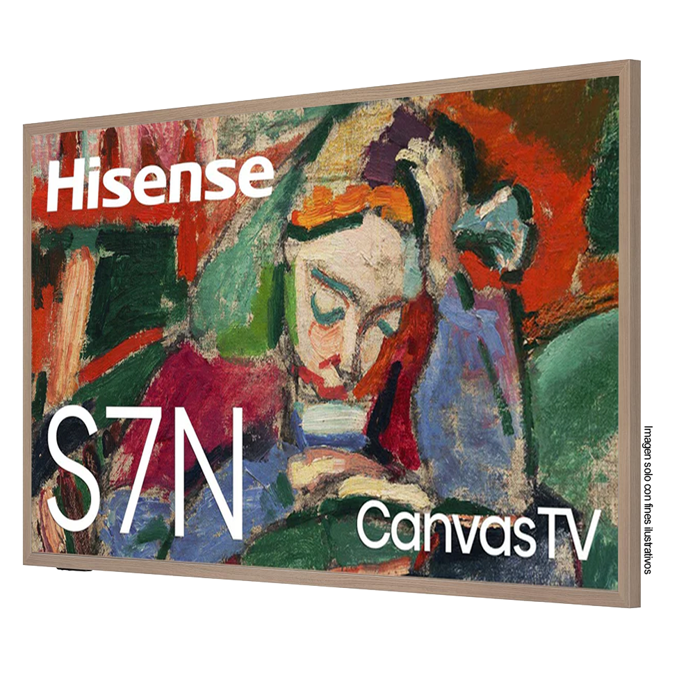 Televisor QLED Smart 85" Canvas 85S7N  Hisense