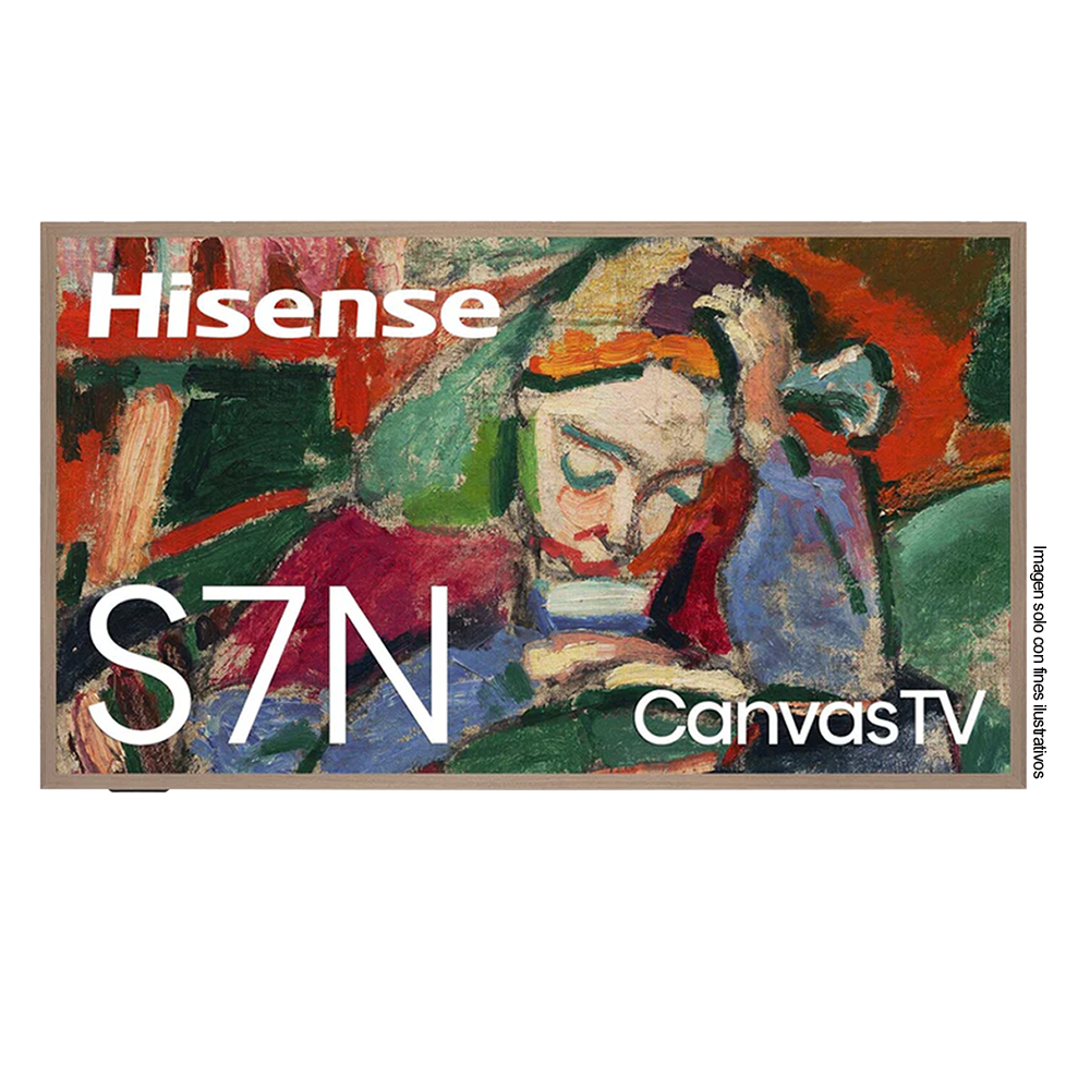 Televisor QLED Smart 85" Canvas 85S7N  Hisense