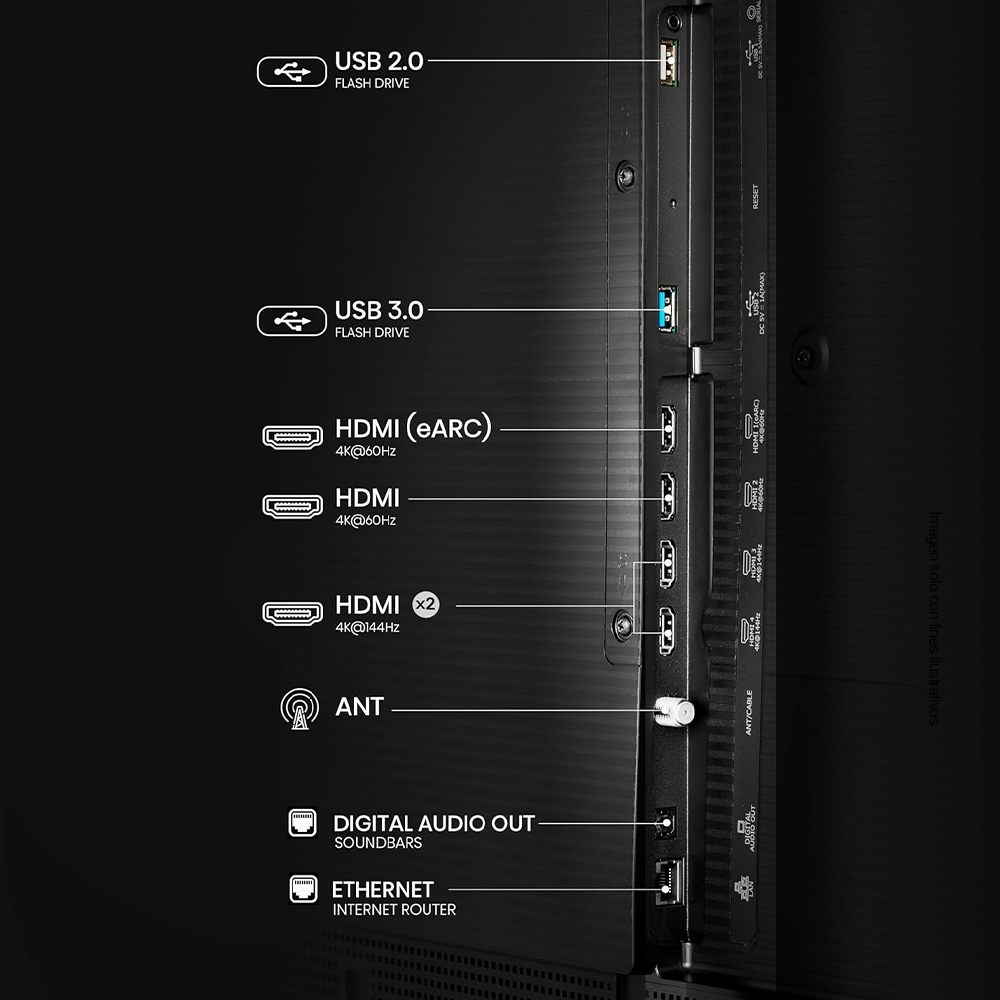 Televisor QLED Smart 85" Canvas 85S7N  Hisense