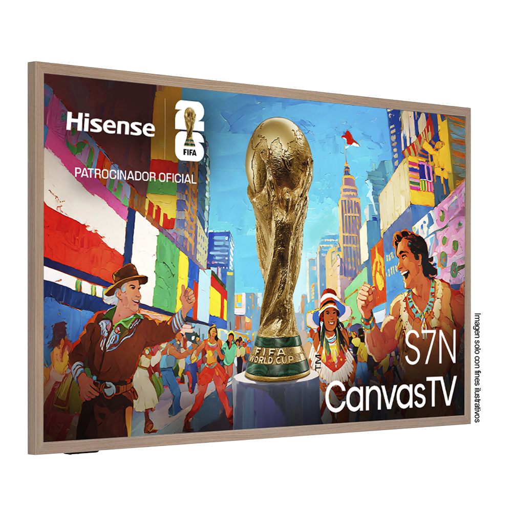 Televisor QLED Smart 85" Canvas 85S7N Hisense
