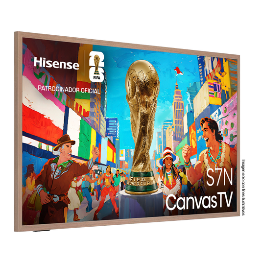 Televisor QLED Smart 85" Canvas 85S7N Hisense