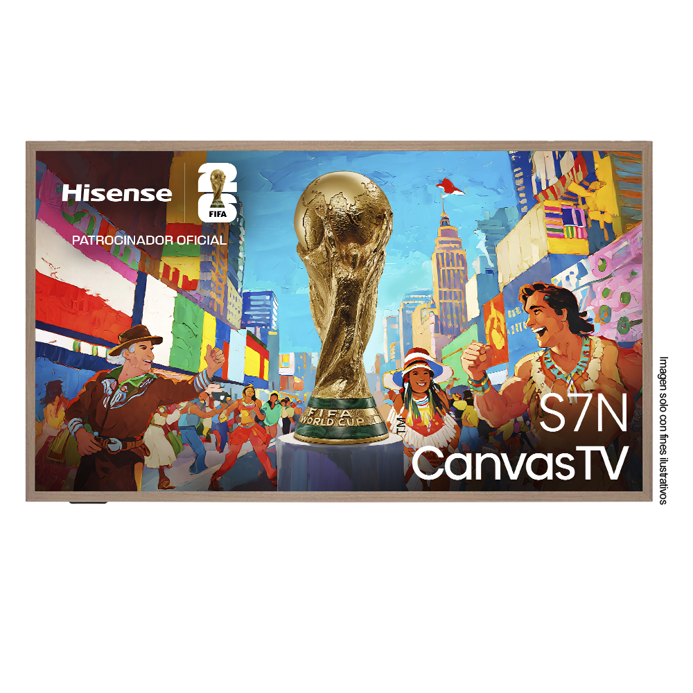 Televisor QLED Smart 85" Canvas 85S7N Hisense