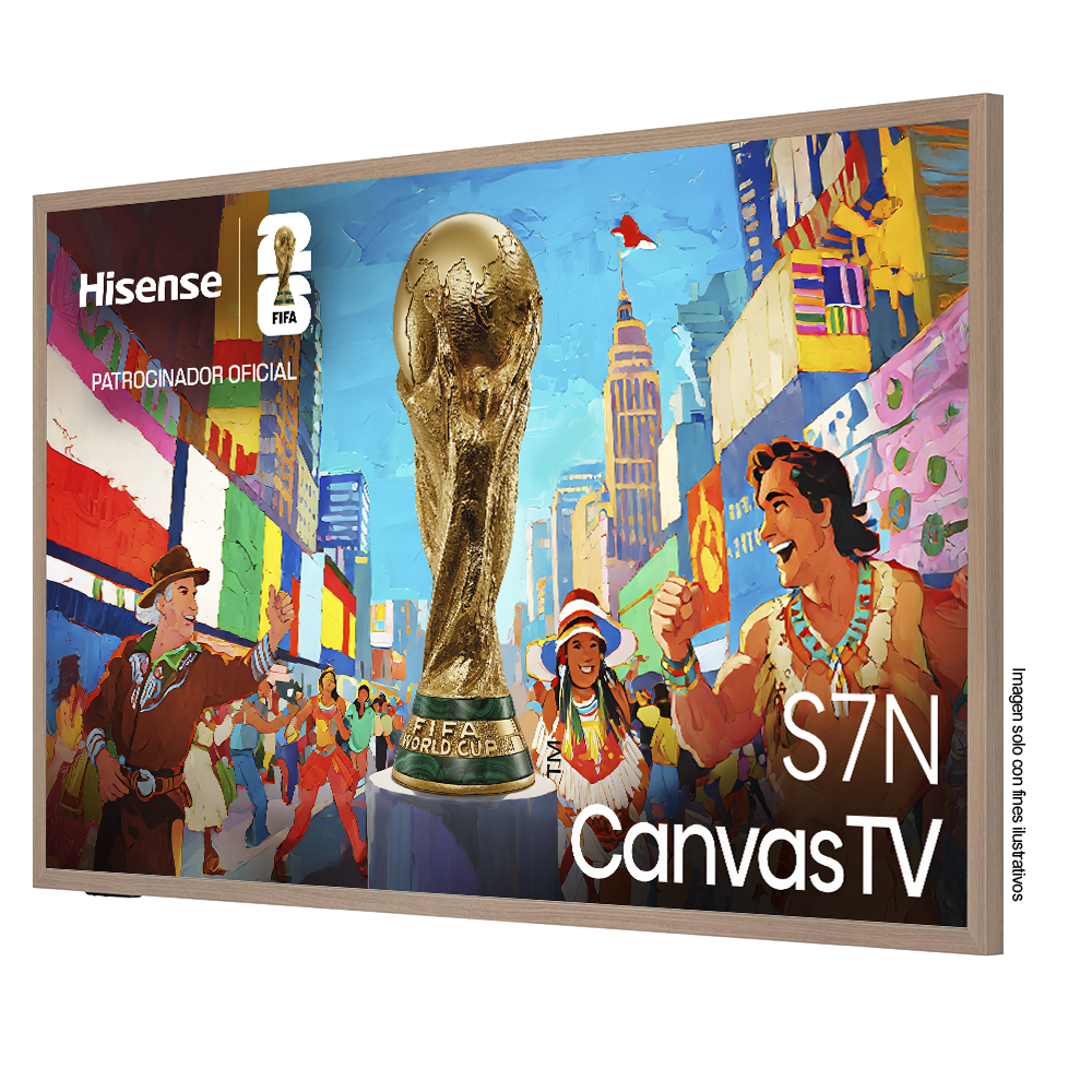 Televisor QLED Smart 85" Canvas 85S7N Hisense
