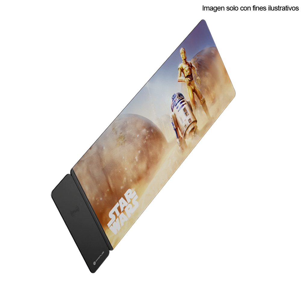 Mouse Pad XL carga inalámbrica magnética Droids Primus Arena AC260PGL22 (PMP-S17DR-XL)