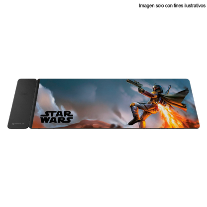 Mouse Pad XL carga inalámbrica magnética Boba Fett Primus Arena AC260PGL23 (PMP-S17BF-XL)