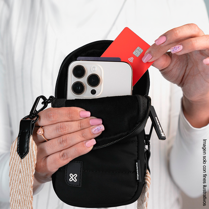 Bolso para teléfonos KCB-450 Klip color negro