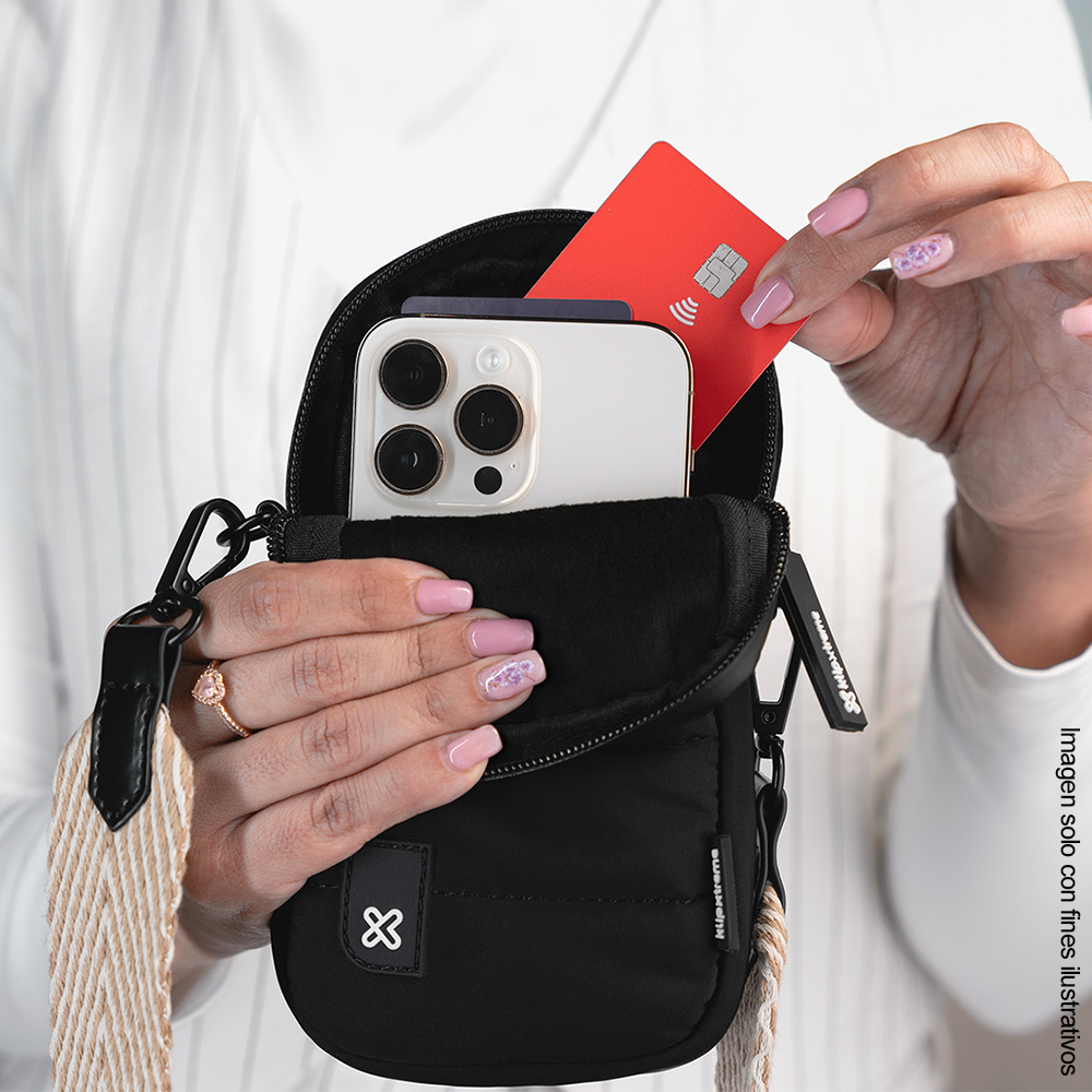 Bolso para teléfonos KCB-450 Klip color negro