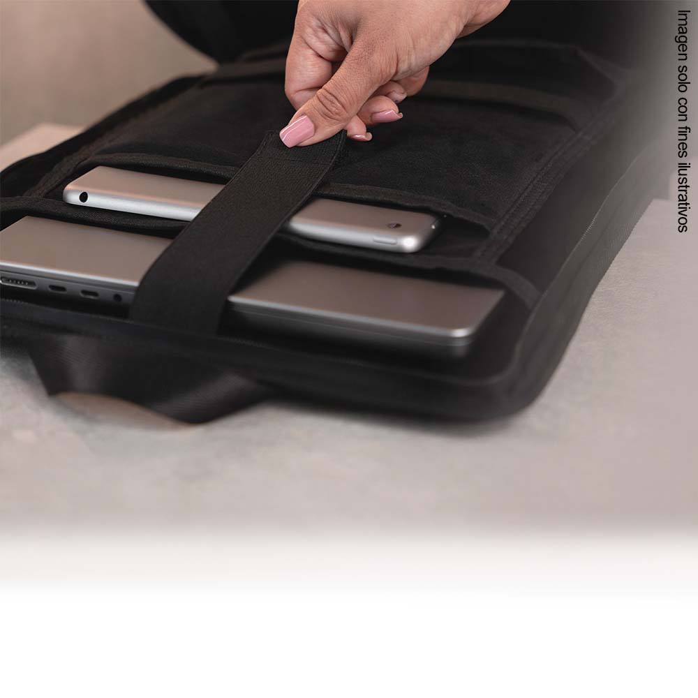 Mochila para portátil 14" KNB-720 color negro Klip