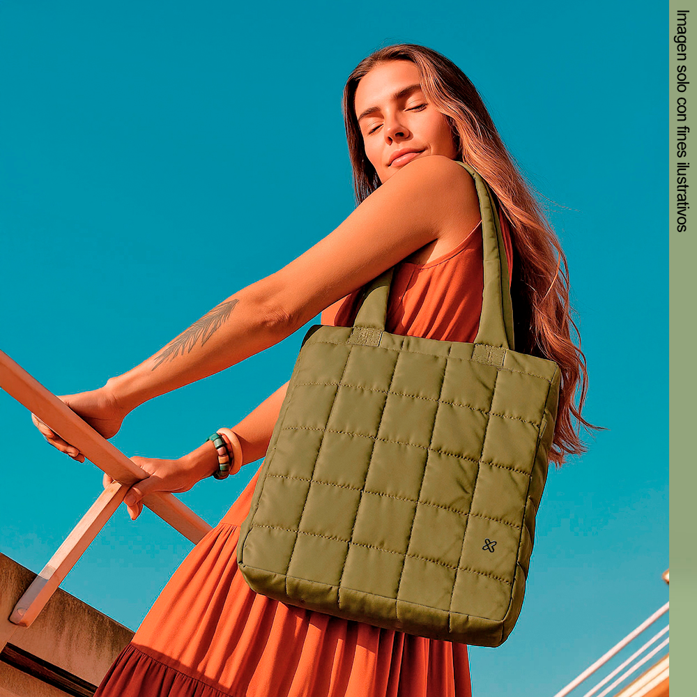 Bolsa de compras BackPak KLB-750 15.6" color verde