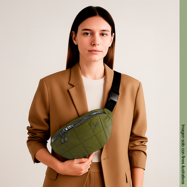 Bolso tipo cinturón KFP-550 Klip color verde