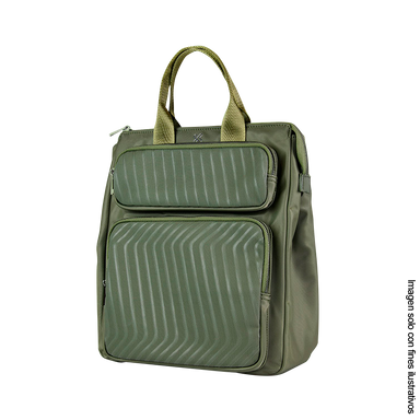 Mochila con bolsillo para laptop hasta 15,6” KNB-750 color verde oscuro