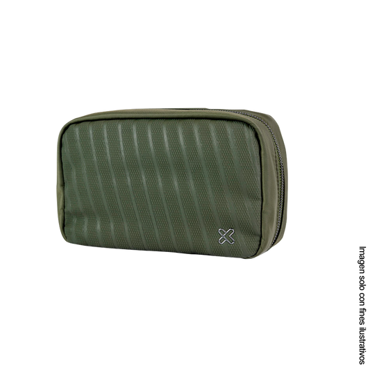 Bolso organizador para accesorios tecnológicos KTO-750  Klip color verde oscuro