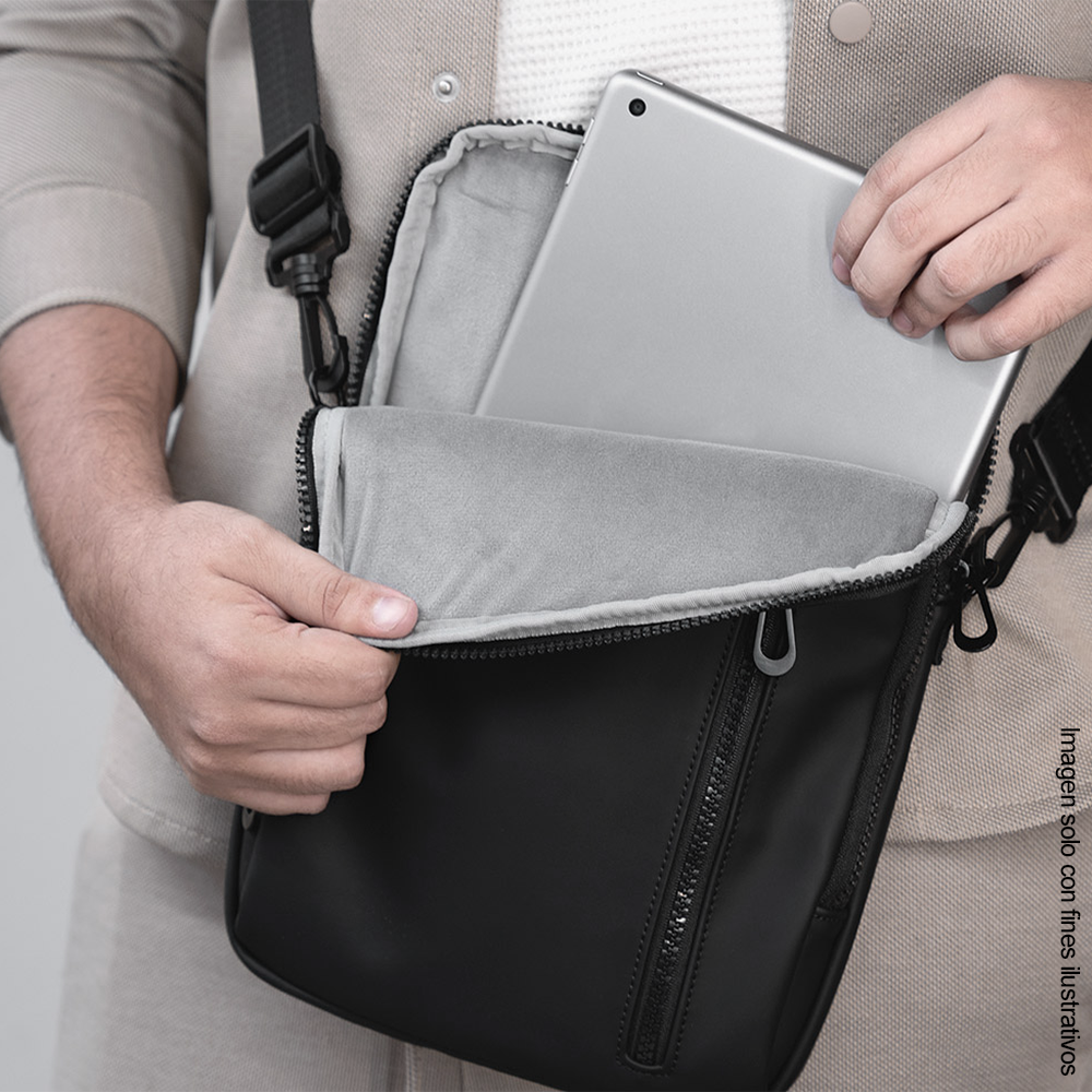 Bolso organizador para tablet hasta 12" KTS-500 Klip color negro