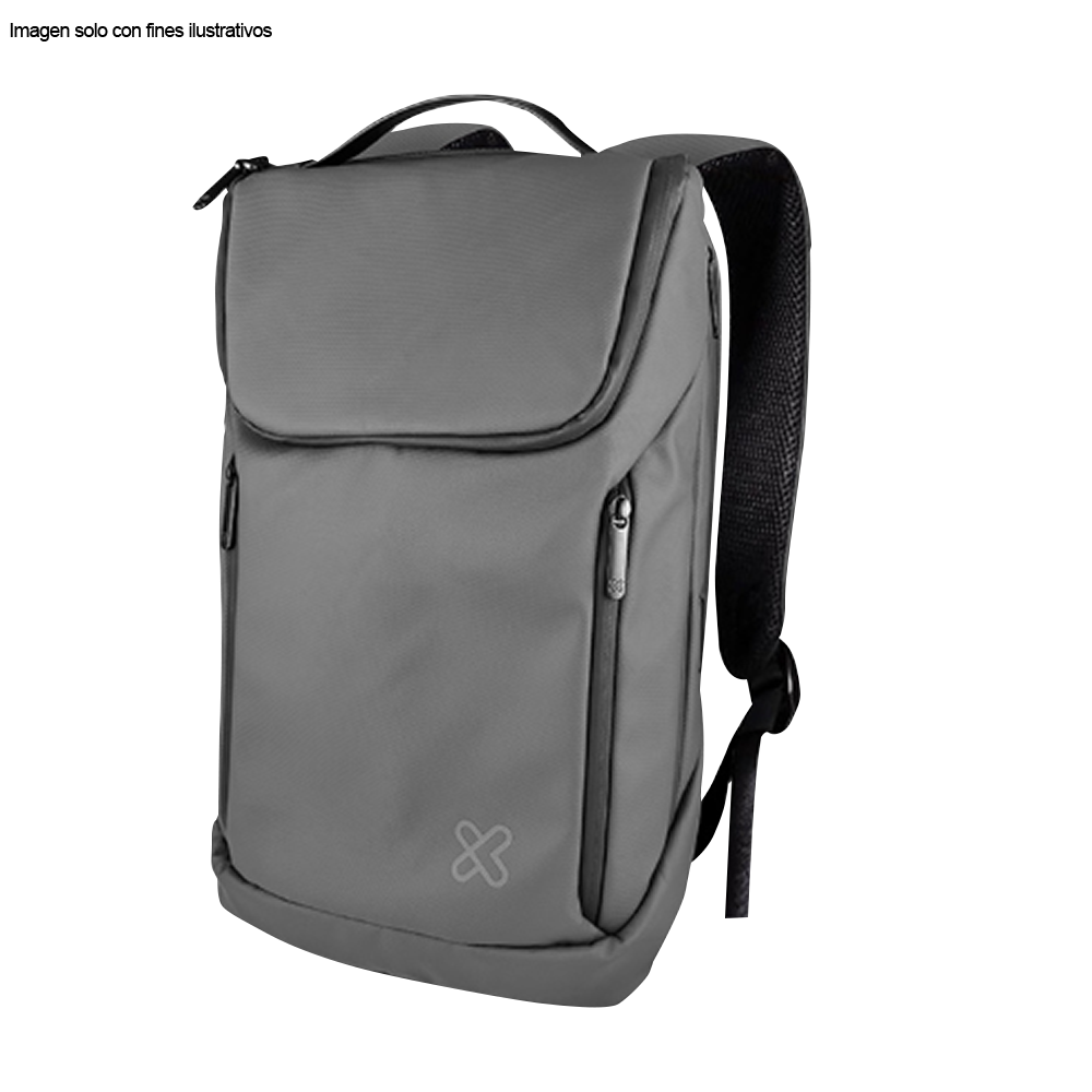 Mochila para laptop 15,6” y Tablet hasta 13” KNB-905GR Klip, Color gris