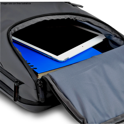 Mochila para laptop 15,6” y Tablet hasta 13” KNB-905GR Klip, Color gris
