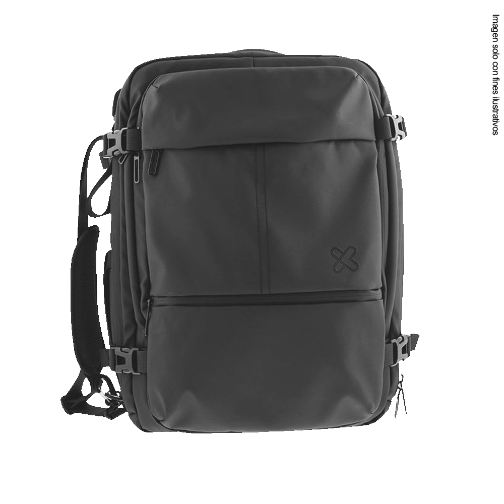 Mochila de viaje para laptop 17” 2en 1 Nomad KNB-950 Klip, con puerto de carga USB
