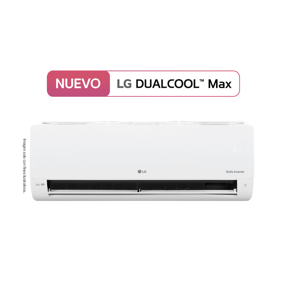 Aire acondicionado Split LG VM182C31 | 18,000 BTU | kW Manager | Conectividad LG ThinQ | DUAL Inverter | SEER 19 | Auto Clean