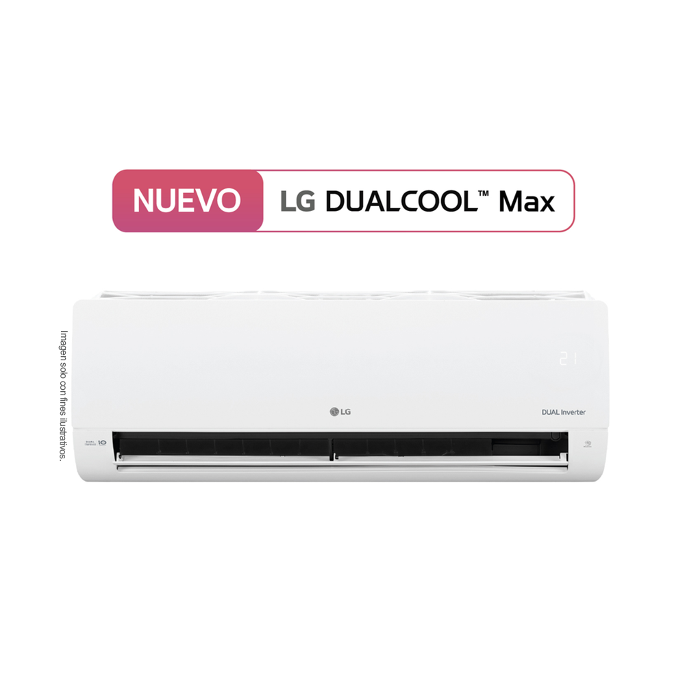 Aire acondicionado Split LG VM242C31 | 24,000 BTU | kW Manager | Conectividad LG ThinQ | DUAL Inverter | SEER 19 | Auto Clean