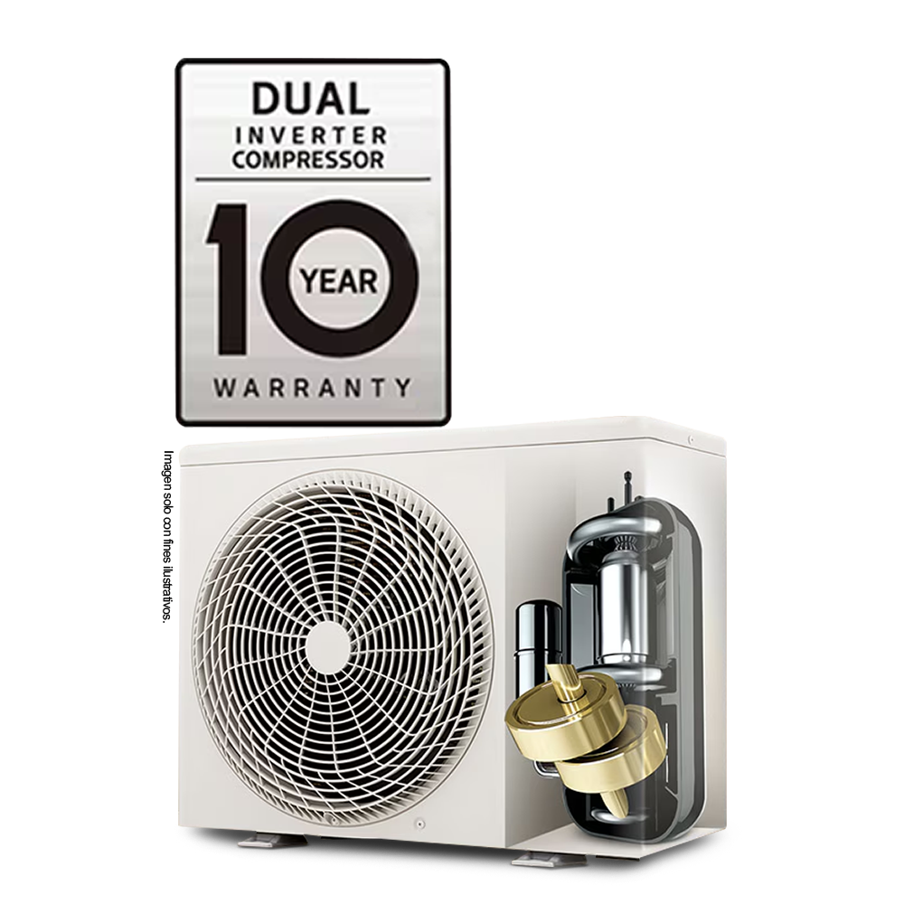 Aire acondicionado Split VM242C31 LG Capacidad de 24000 BTU con Wi-Fi SEER 19